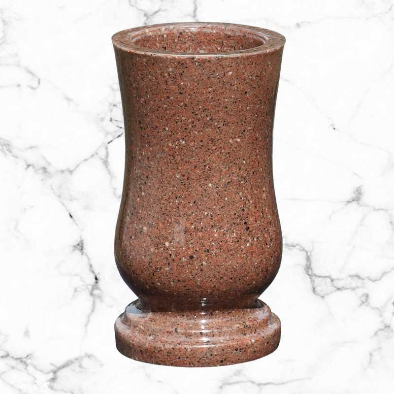 Wazon na cmentarz W1 brązowy