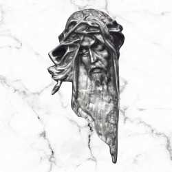 Popiersie Jezusa na pomnik nagrobek srebrne