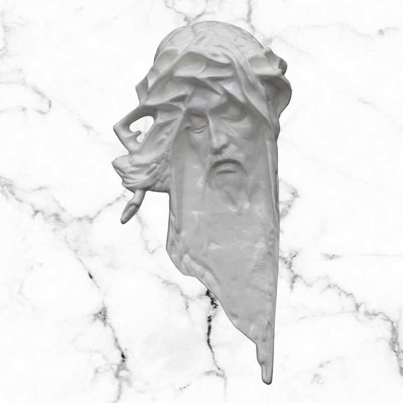 Popiersie Jezusa na pomnik nagrobek białe
